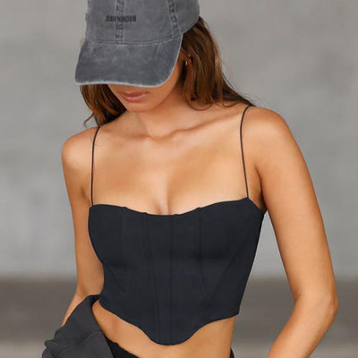 THE ELLANOR TOP - BLACK