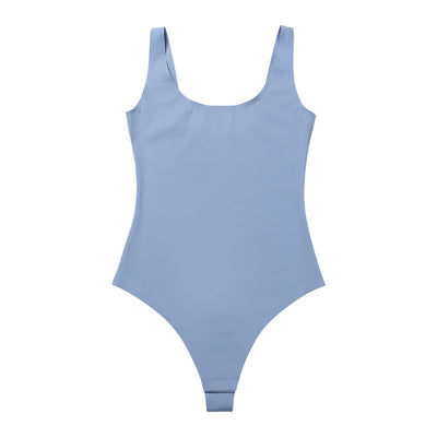 U-BACK SHAPE BODYSUIT - SKY BLUE