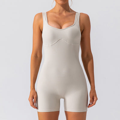THE MIYLA PLAYSUIT - BROWN