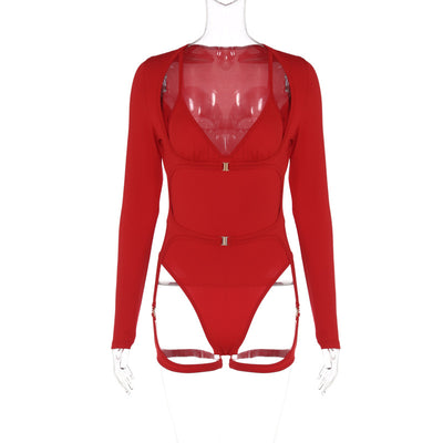 VETRA BODYSUIT - RED