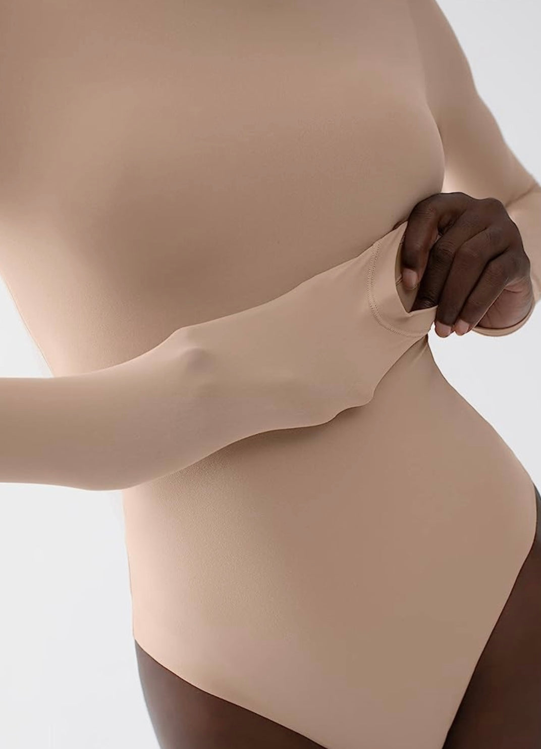 NUDE FEEL CREW NECK - NEUTRAL