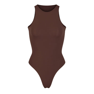NUDE FEEL RACER BACK - DARK BROWN