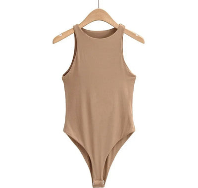 SECOND SKIN RACER BACK - CAMEL