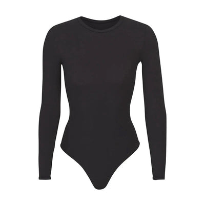 NUDE FEEL CREW NECK - BLACK