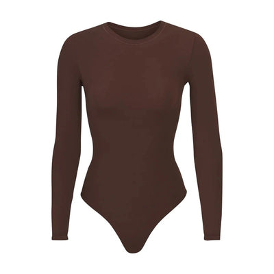 NUDE FEEL CREW NECK - BROWN