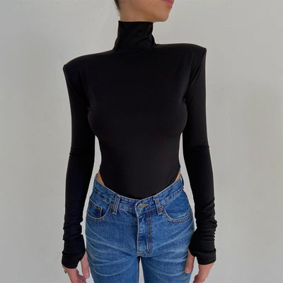 THE KORENA BODYSUIT - BLACK