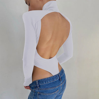 THE KORENA BODYSUIT - BLACK