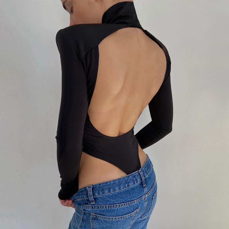THE KORENA BODYSUIT - BLACK