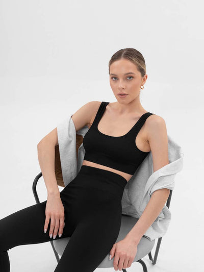 100% Made in Italy BASIXX PERFECTION Seamless Ribbed Top
