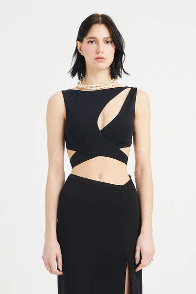 ALEXA TOP - BLACK