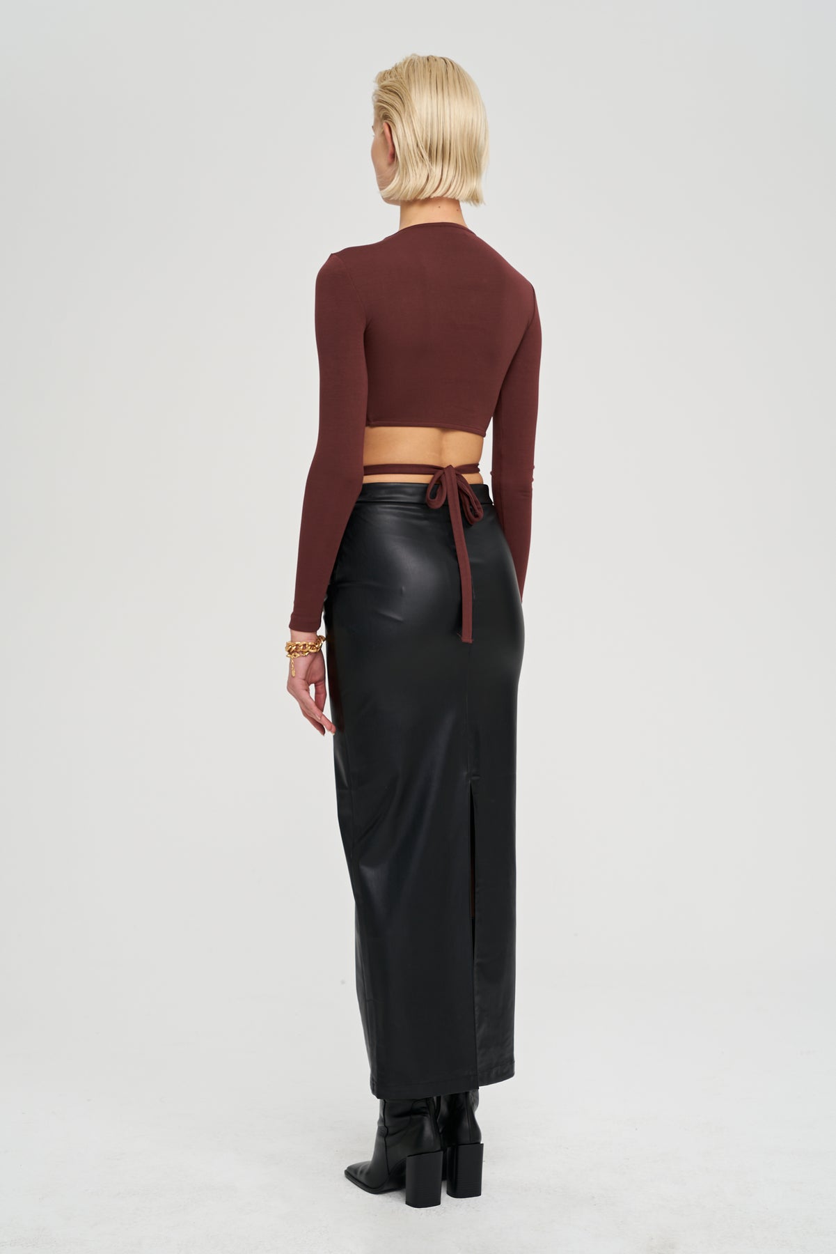 ALEXIS TOP - BROWN