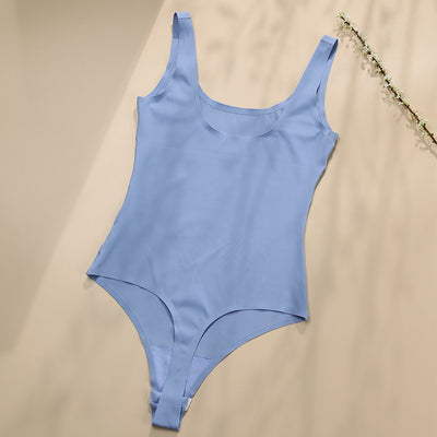 U-BACK SHAPE BODYSUIT - SKY BLUE