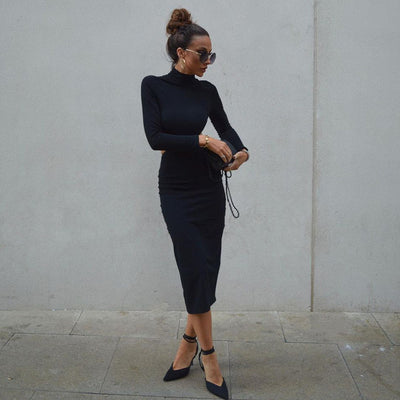 THE KAMARI DRESS - BLACK