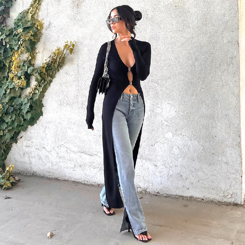 ELECKTRA TOP - BLACK