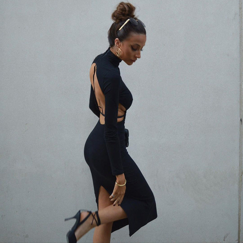THE KAMARI DRESS - BLACK