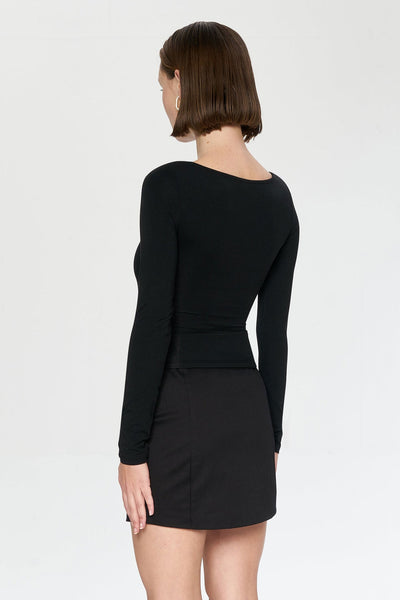 RIRI TOP - BLACK