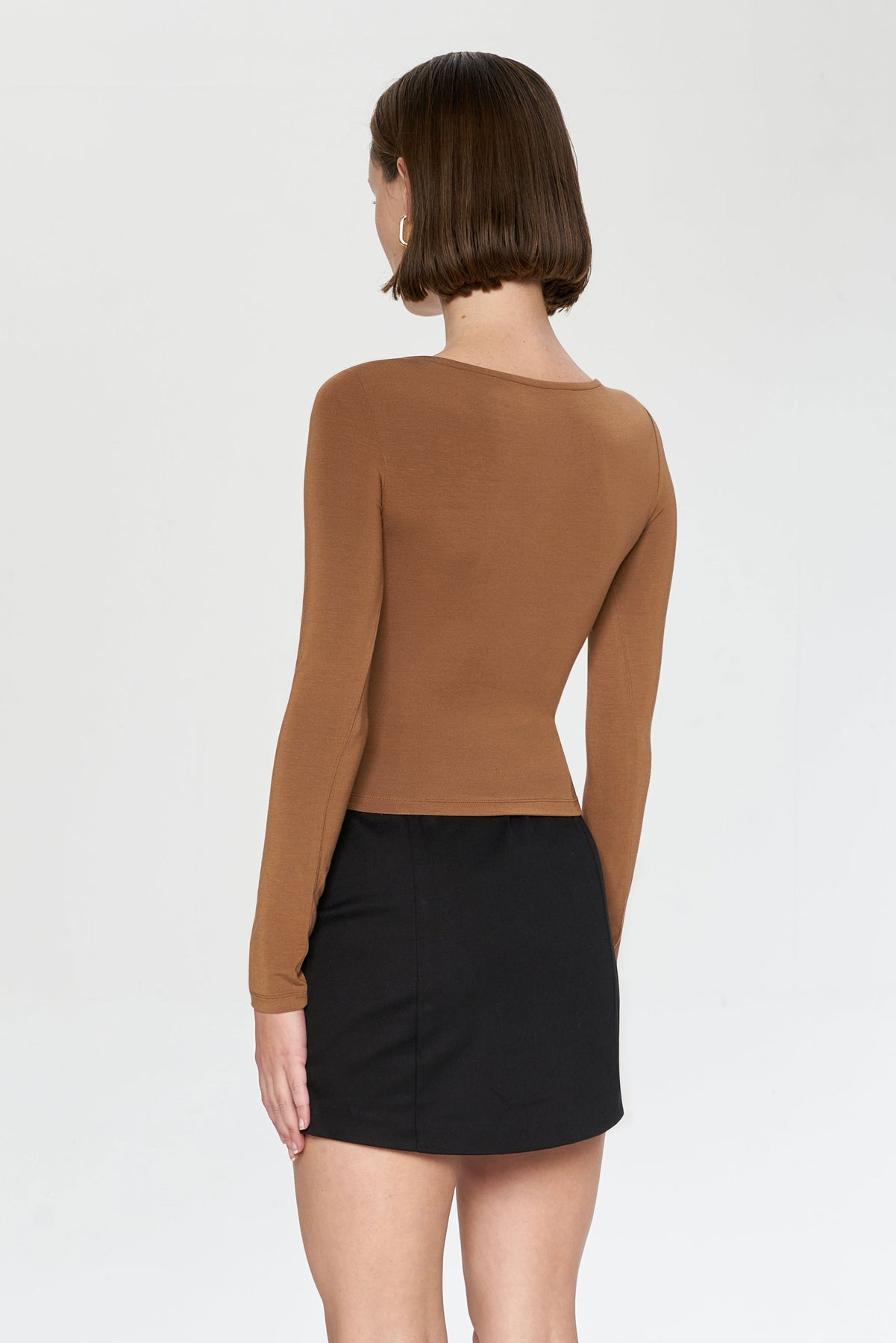 RIRI TOP - BROWN